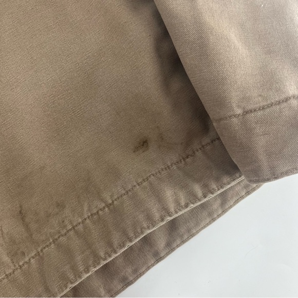 Vintage‎ Carhartt Jacket Mens XL Tan Detroit Workwear Duck Canvas Blanket Lined - Picture 10 of 11